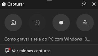 gravar a tela do pc