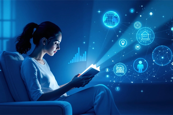 imagem que representa a importância de ler livros sobre inteligência artificial.
